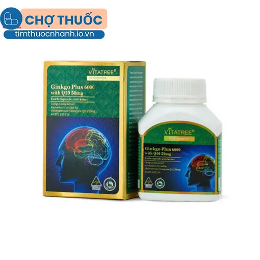 Vitatree Ginkgo Plus 6000 With Q10 50mg