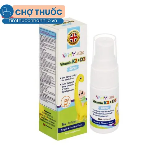Why-Kids Vitamin K2&D3 Spray