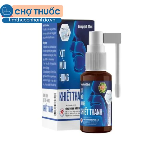 Xịt mũi họng Khiết Thanh