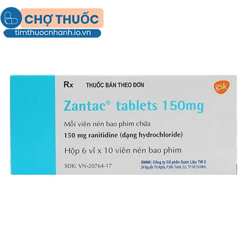Zantac Tablets 150mg